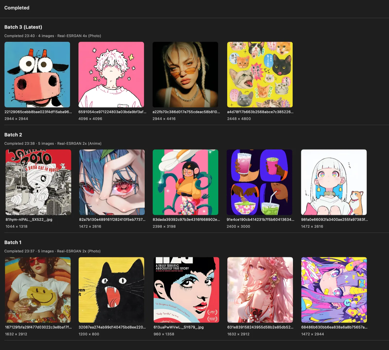 KunoX 批处理队列界面预览